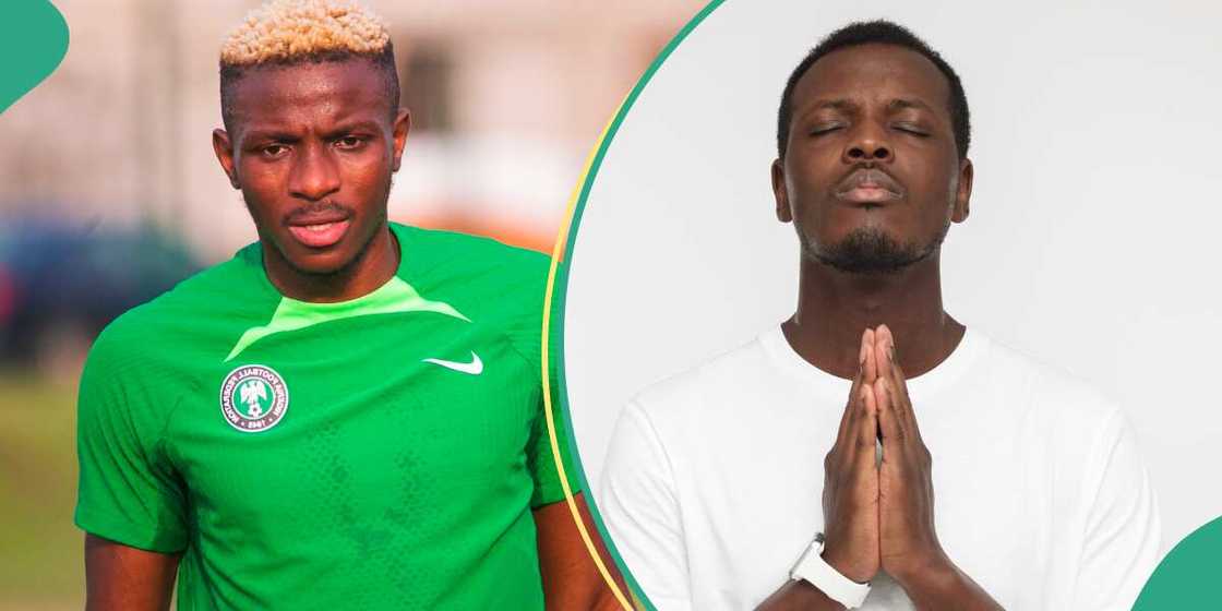 Nigerians react to Victor Osimhen's possible absence vs South Africa. Nigerians react to Victor Osimhen's possible absence vs South Africa.