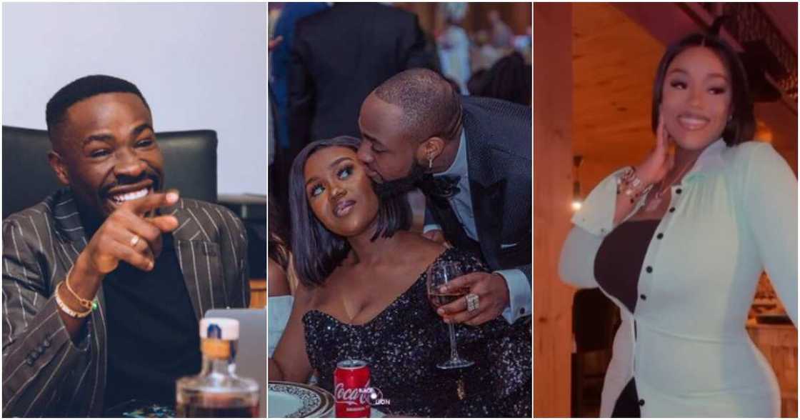 Davido's lawyer, Chioma and the singer Davido's lawyer, Chioma and the singer