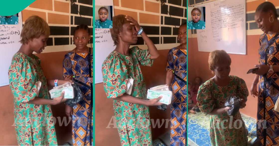 Female teacher reacts as someone gifts her N110k many hours after fainted because of N10k