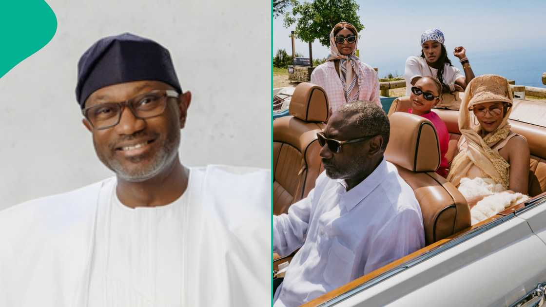 Billionaire Femi Otedola's daughter DJ Cuppy shares family fun moments. Billionaire Femi Otedola's daughter DJ Cuppy shares family fun moments.