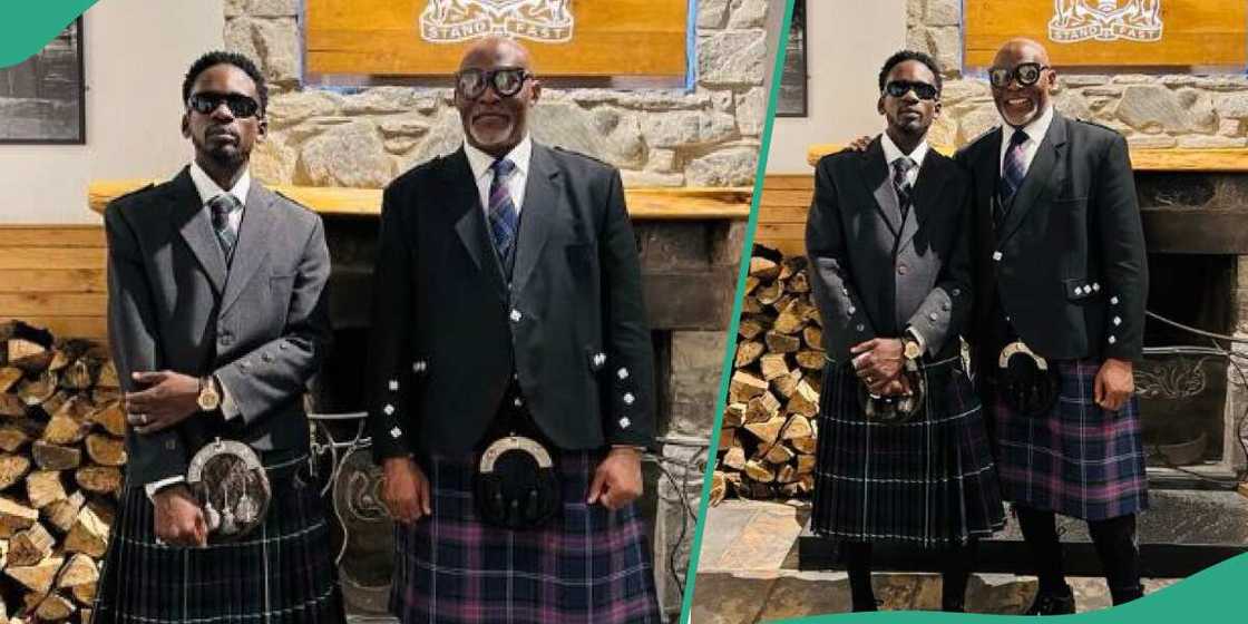 Nigerian celebrities Mr Eazi and RMD Nigerian celebrities Mr Eazi and RMD