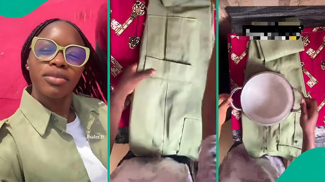 Gas stove ironing hack for NYSC uniform trends online Gas stove ironing hack for NYSC uniform trends online