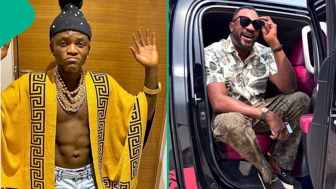 Odunlade Adekola replies to Portable Zazu amid their social media DM exchange concerning Portable's fourth wife. Odunlade Adekola replies to Portable Zazu amid their social media DM exchange concerning Portable's fourth wife.