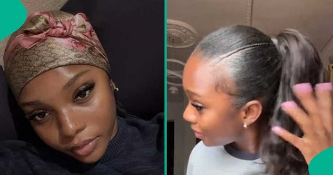 Lady shows receipt after making a ponytail hairstyle that cost her over N300k. Lady shows receipt after making a ponytail hairstyle that cost her over N300k.
