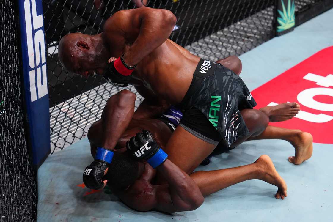 Kamaru Usman, Nigeria, Joaquin Buckley, UFC Fight Night, Atlanta. Kamaru Usman, Nigeria, Joaquin Buckley, UFC Fight Night, Atlanta.