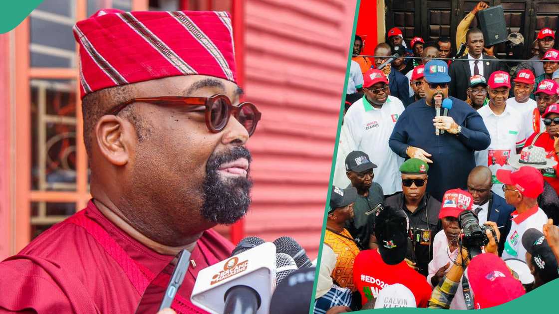 Governorship election: LP's Akpata speaks 7 languages during a rally in Edo Governorship election: LP's Akpata speaks 7 languages during a rally in Edo