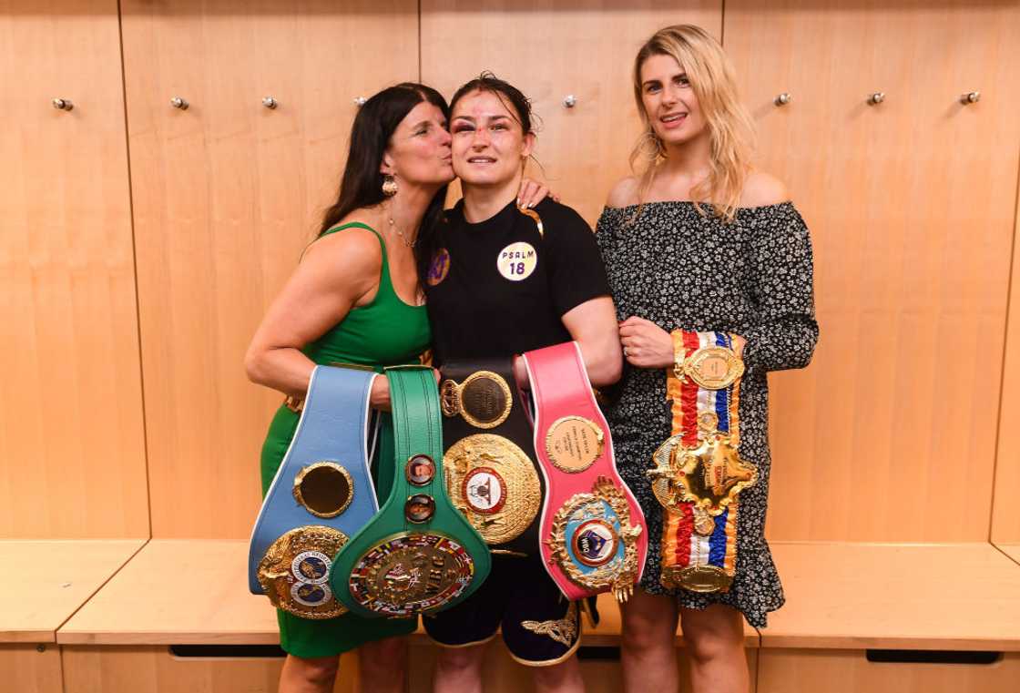 Katie Taylor in New York, USA. Katie Taylor in New York, USA.