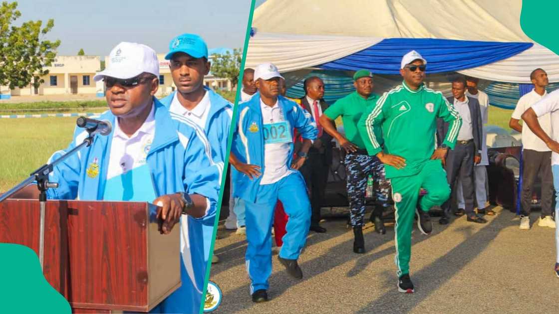 10 Kilometres Walk: "Fitness Will Now Be Key to Promotion," NAF Chief Speaks 10 Kilometres Walk: "Fitness Will Now Be Key to Promotion," NAF Chief Speaks