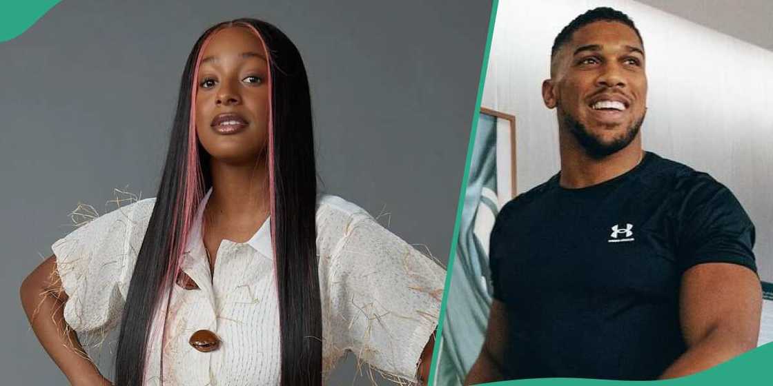 DJ Cuppy gushes over Anthony Joshua. DJ Cuppy gushes over Anthony Joshua.