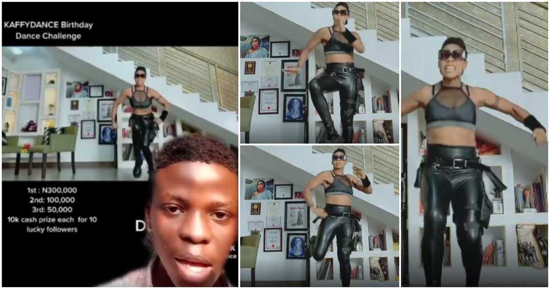 Kaffy dancing, Gen Z boy's reaction. Kaffy dancing, Gen Z boy's reaction.