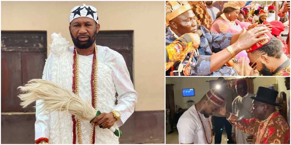 Top celebrities who have bagged traditional titles in recent times (photos) Top celebrities who have bagged traditional titles in recent times (photos)