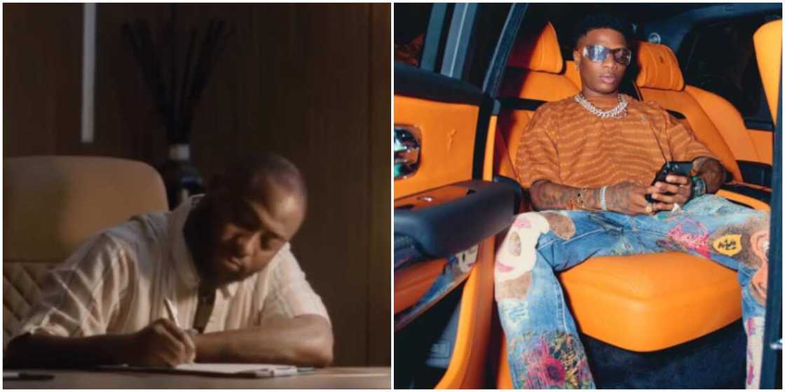 Pictures from Davido's Timeless album, Wizkid