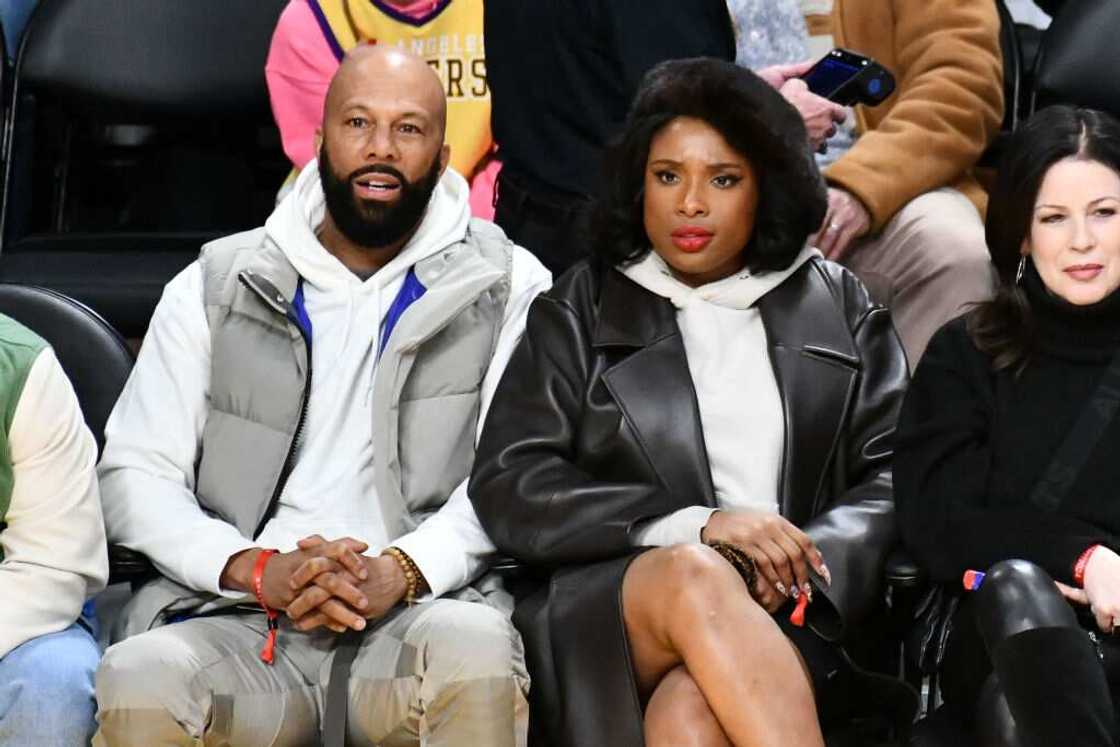 Common and Jennifer Hudson at Crypto.com Arena