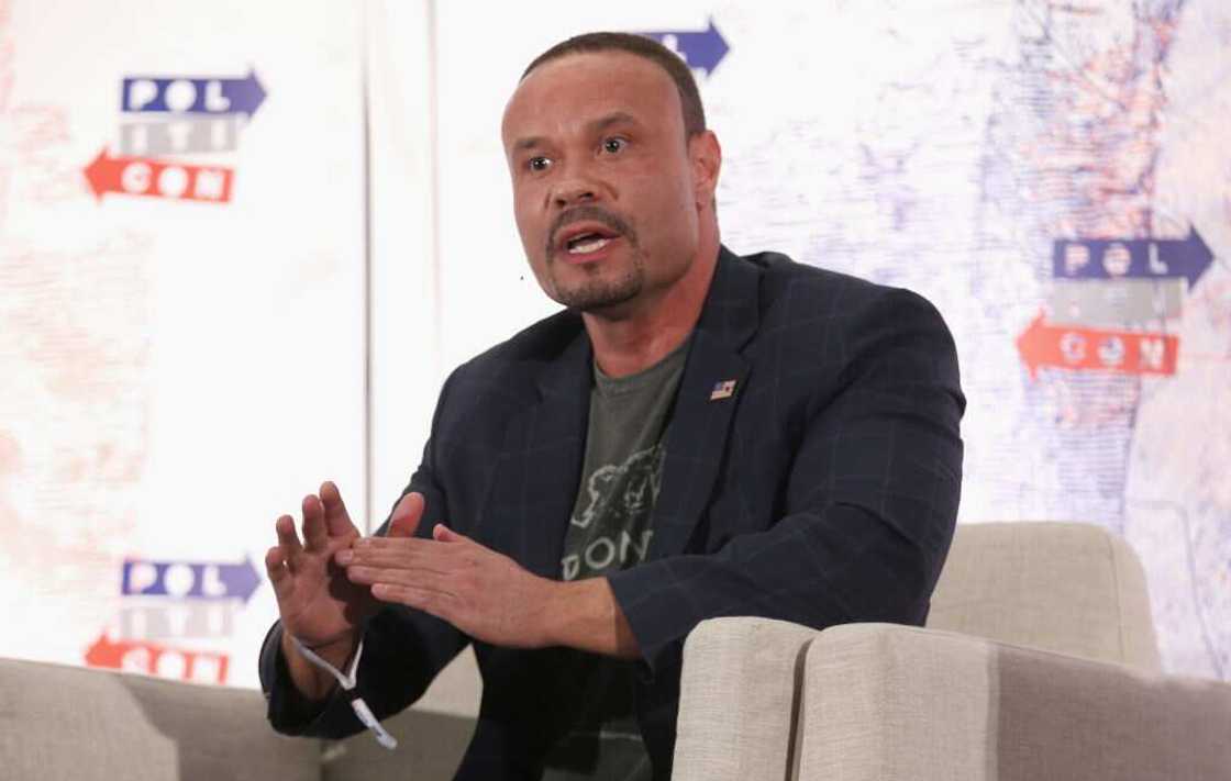 Dan Bongino speaks during a political event