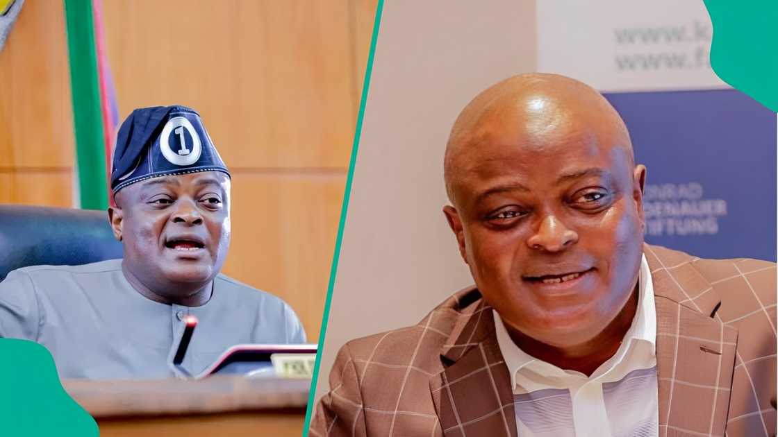 Hon. Mudashiru Obasa in a political setting, symbolising power struggles, controversy, and leadership dynamics in Lagos Hon. Mudashiru Obasa in a political setting, symbolising power struggles, controversy, and leadership dynamics in Lagos