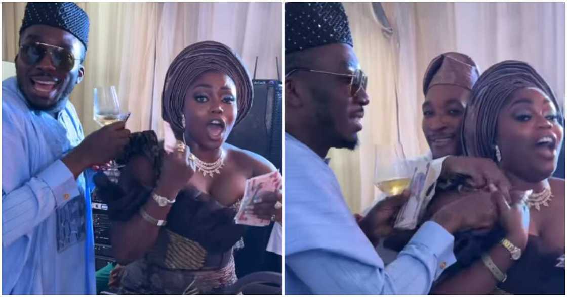 Bisola, Bovi, and Akah at Ini's wedding Bisola, Bovi, and Akah at Ini's wedding