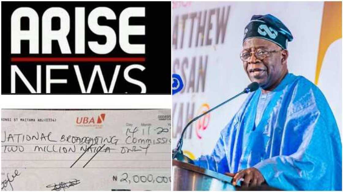 Arise TV, Tinubu