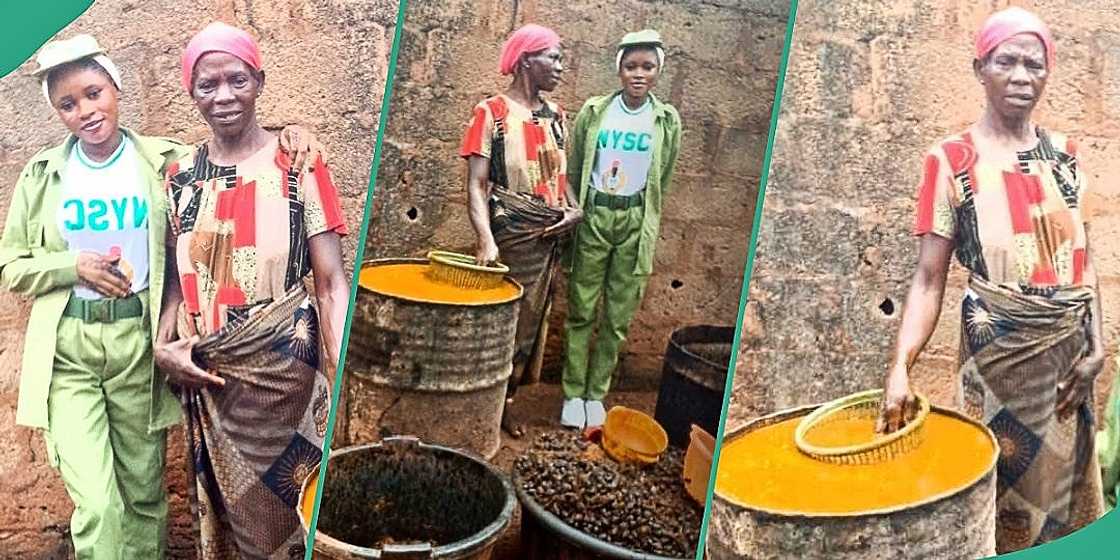 Female corper honours widowed mother Female corper honours widowed mother