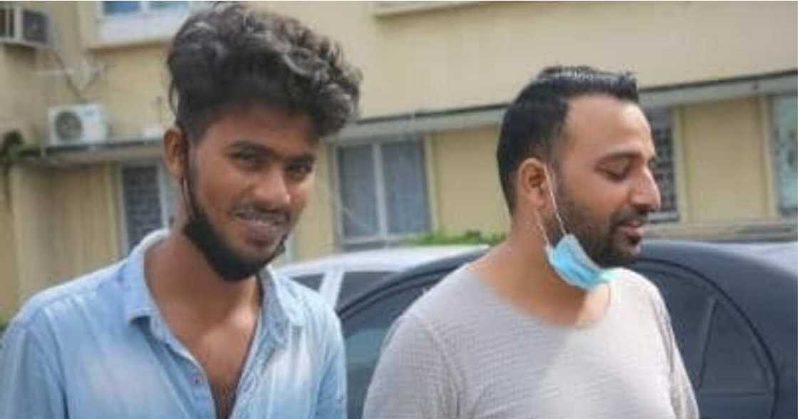 Two Indians arrested and charged for alleged illegal oil deal Two Indians arrested and charged for alleged illegal oil deal