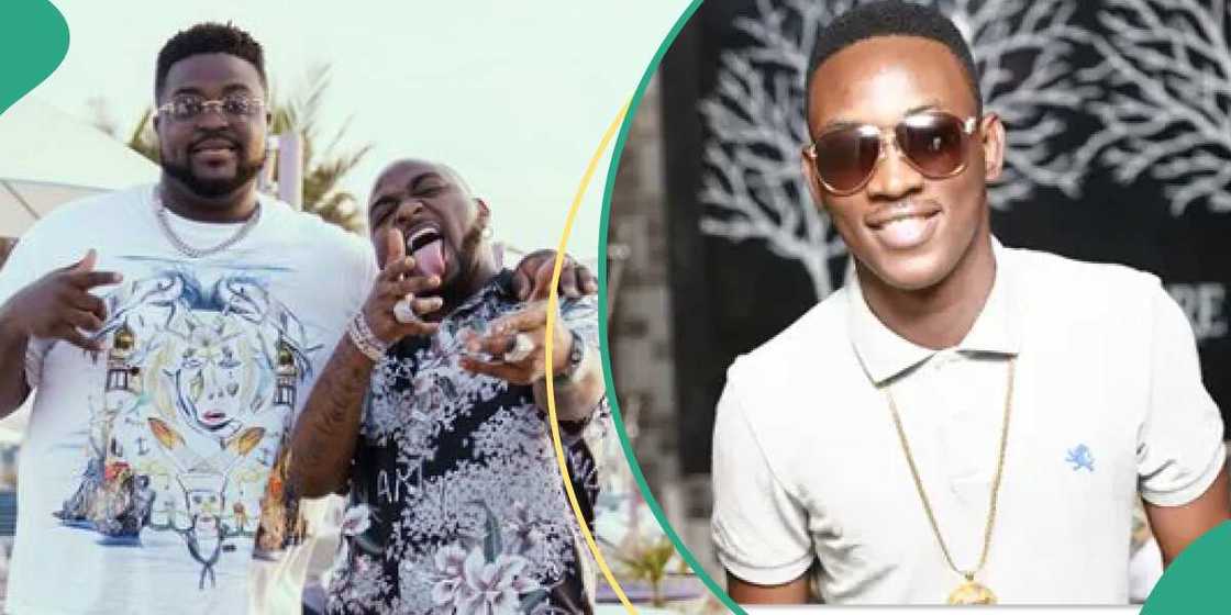 Adewale Adeleke and Davido, Dammy Krane Adewale Adeleke and Davido, Dammy Krane