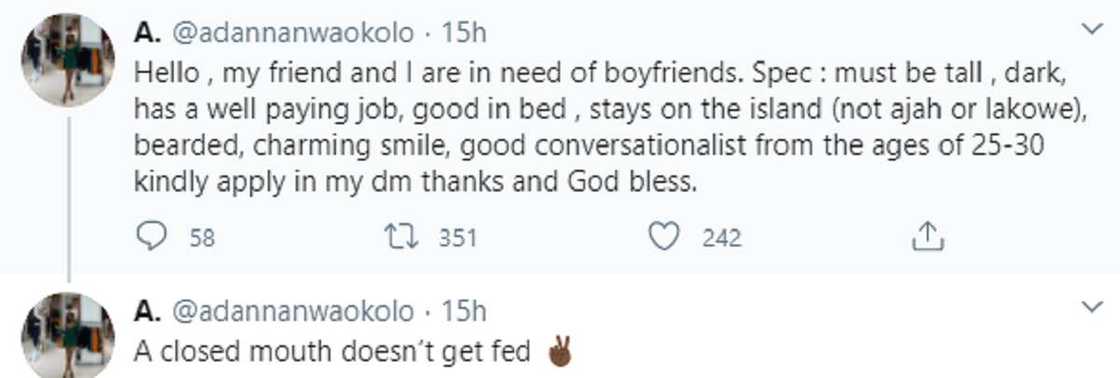 Kyakyawar budurwa ta wallafa hotonta tana neman saurayi tare da kawarta, jama'a sun yi martani