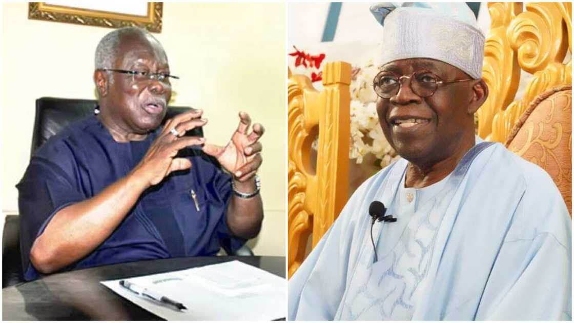 5 Times PDP Chieftain Bode George Has Vowed to Leave Nigeria If Ex-Lagos Governor Tinubu Becomes President 5 Times PDP Chieftain Bode George Has Vowed to Leave Nigeria If Ex-Lagos Governor Tinubu Becomes President