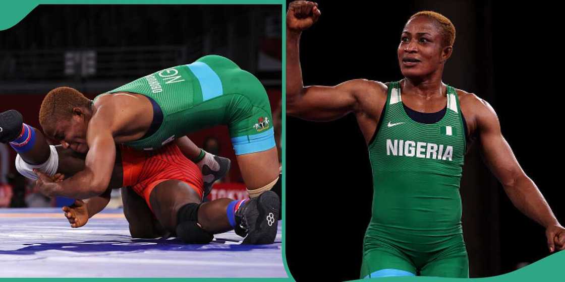 Blessing Oborududu at the All African Games. Blessing Oborududu at the All African Games.