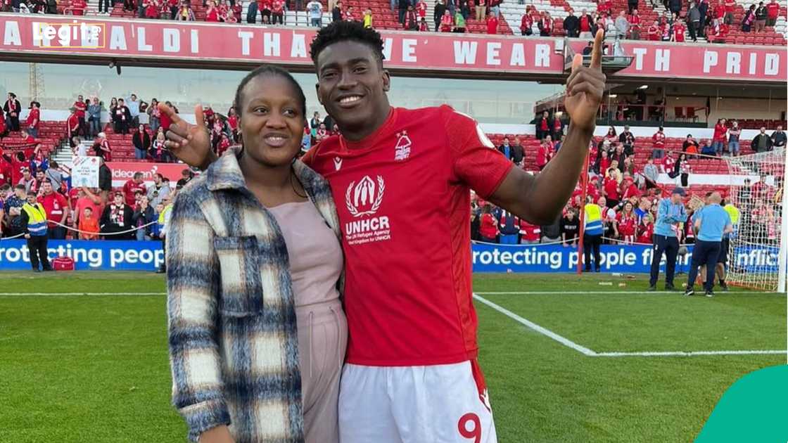 Nottingham Forest, Taiwo Awoniyi. Nottingham Forest, Taiwo Awoniyi.