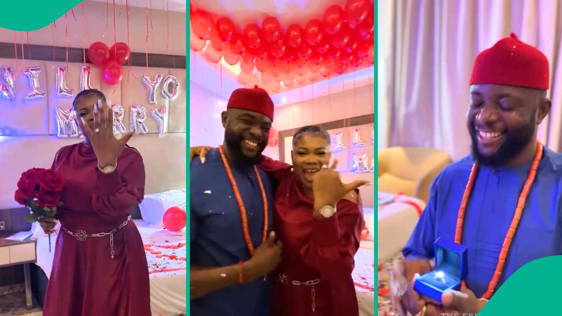 Ruby Ojiakor gets engaged. Ruby Ojiakor gets engaged.