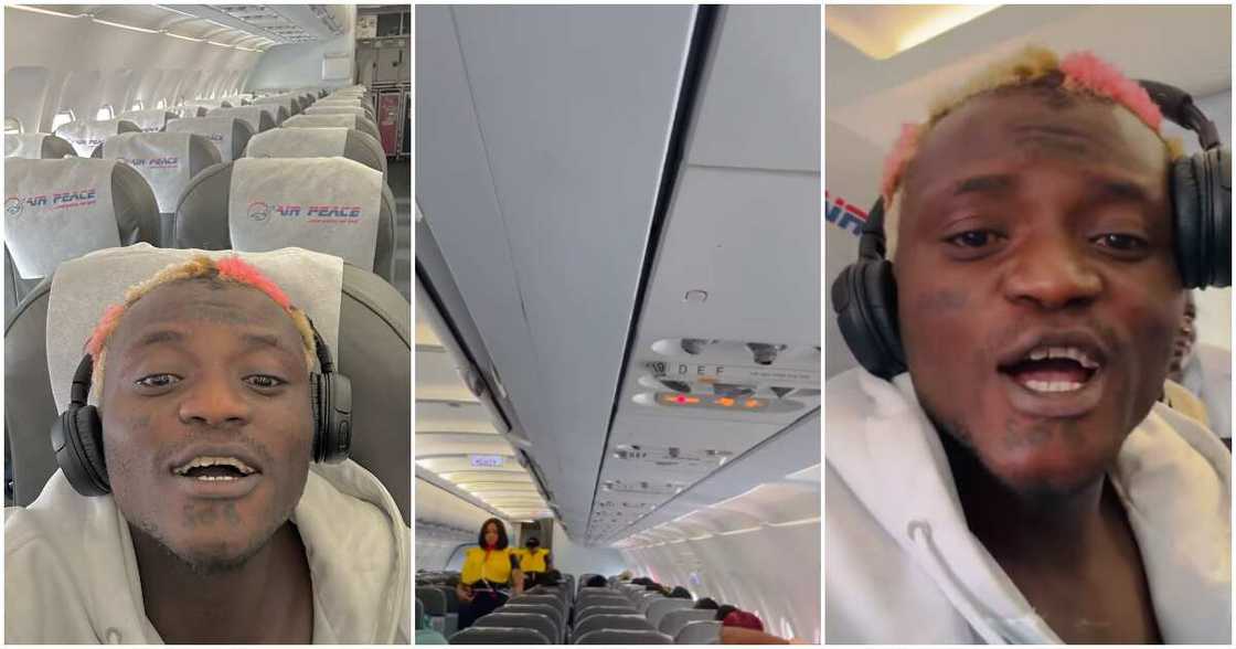 Portable inside empty plane. Portable inside empty plane.