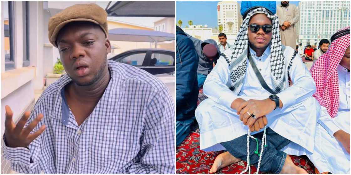 Comedian Cute Abiola, Cute Abiola in Mecca