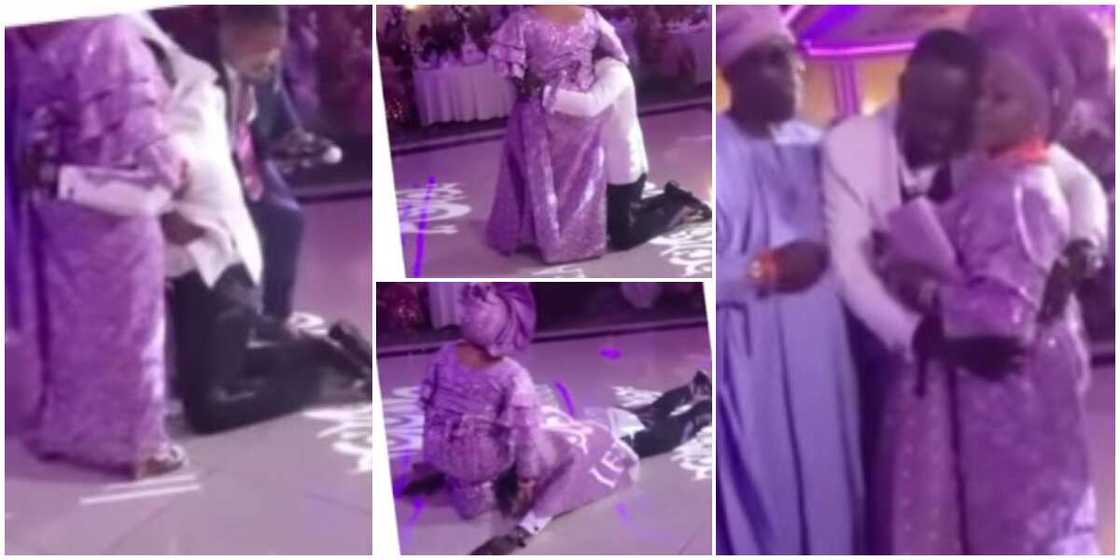 Emotional moment groom lay on the floor in tears to thank aunt for changing his life by taking him to US, video melts hearts Emotional moment groom lay on the floor in tears to thank aunt for changing his life by taking him to US, video melts hearts