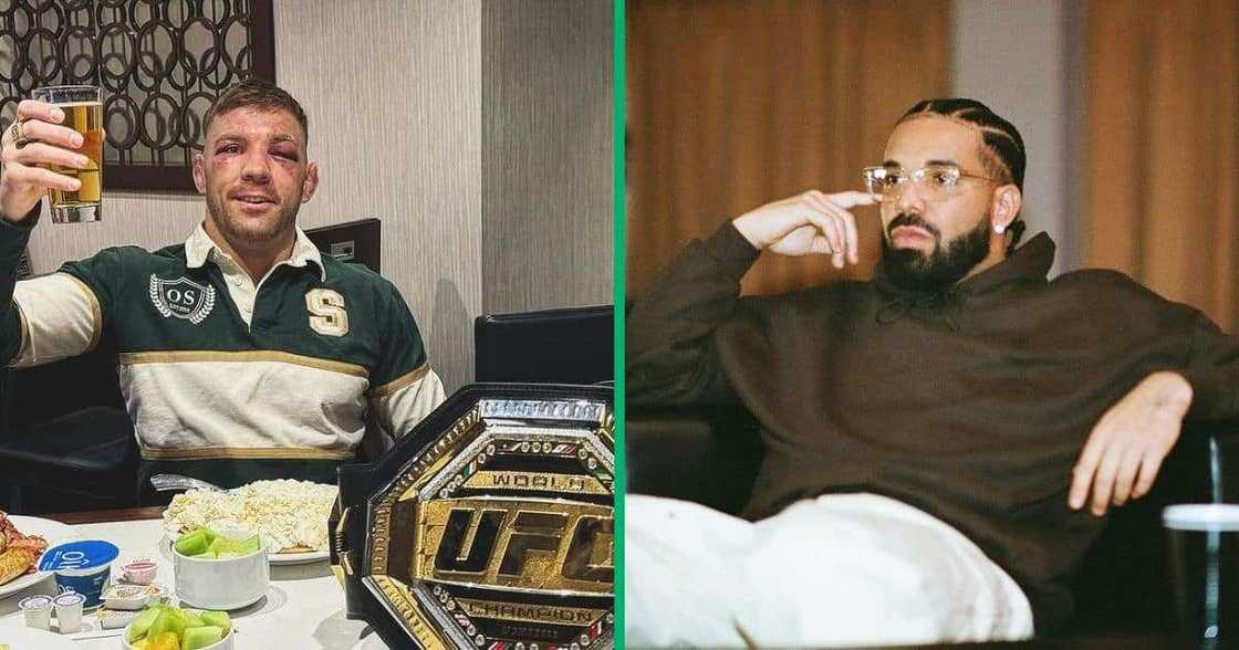 Drake lost his bet against Dricus Du Plessis in the UFC Championships Drake lost his bet against Dricus Du Plessis in the UFC Championships