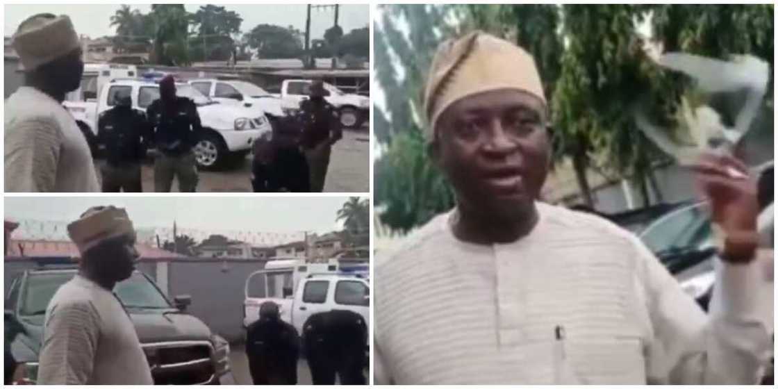 Nigerians react to video of Lagos police boss warning officers not to tell him sorry but congratulations over the death of his mum Nigerians react to video of Lagos police boss warning officers not to tell him sorry but congratulations over the death of his mum
