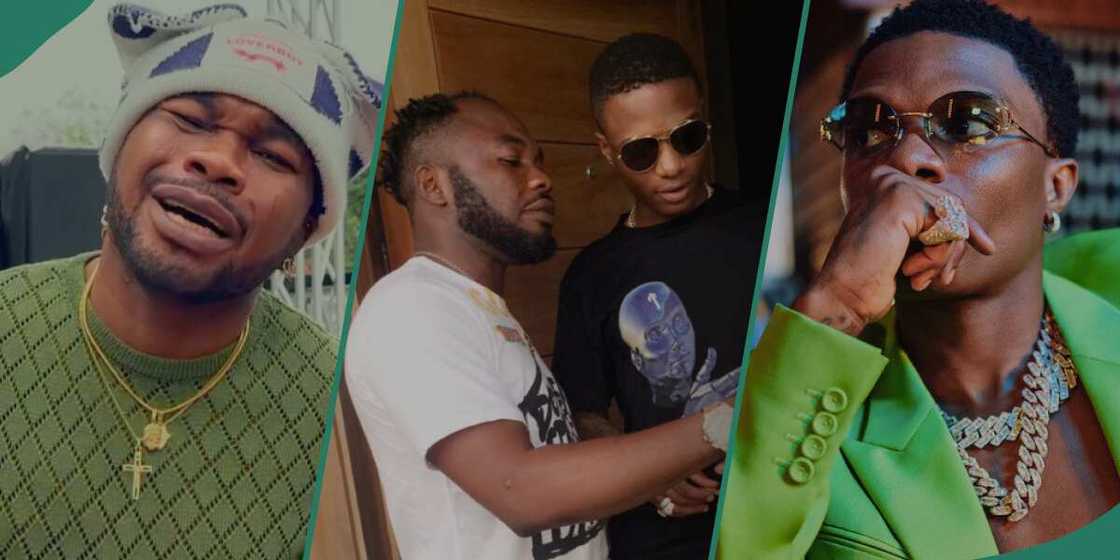 Slimcase shares studio experience with Wizkid. Slimcase shares studio experience with Wizkid.