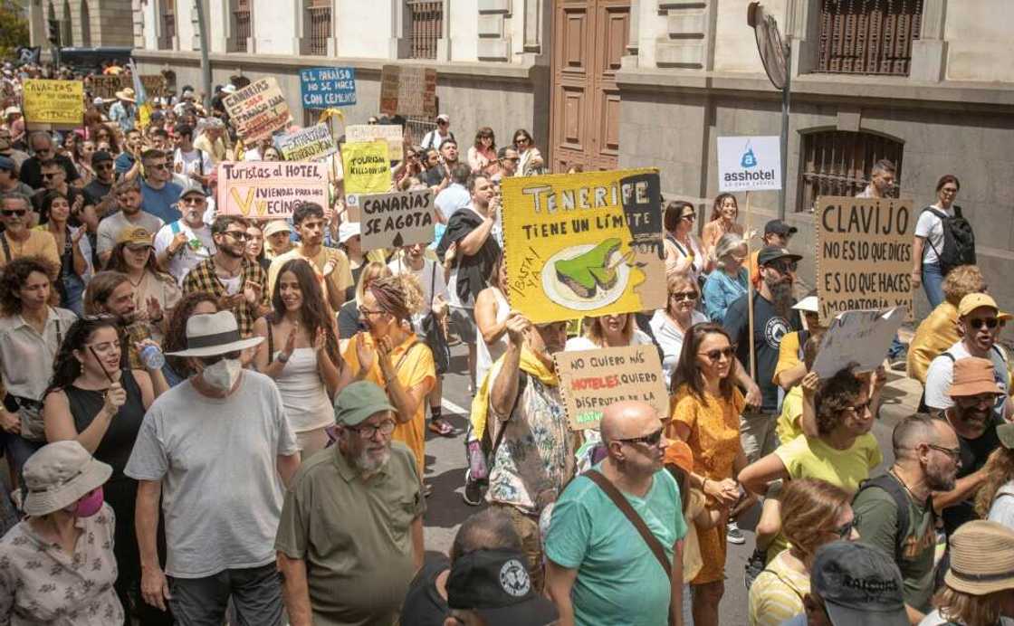 Organisers say mass tourism perpetuates an economic model that harms local residents Organisers say mass tourism perpetuates an economic model that harms local residents