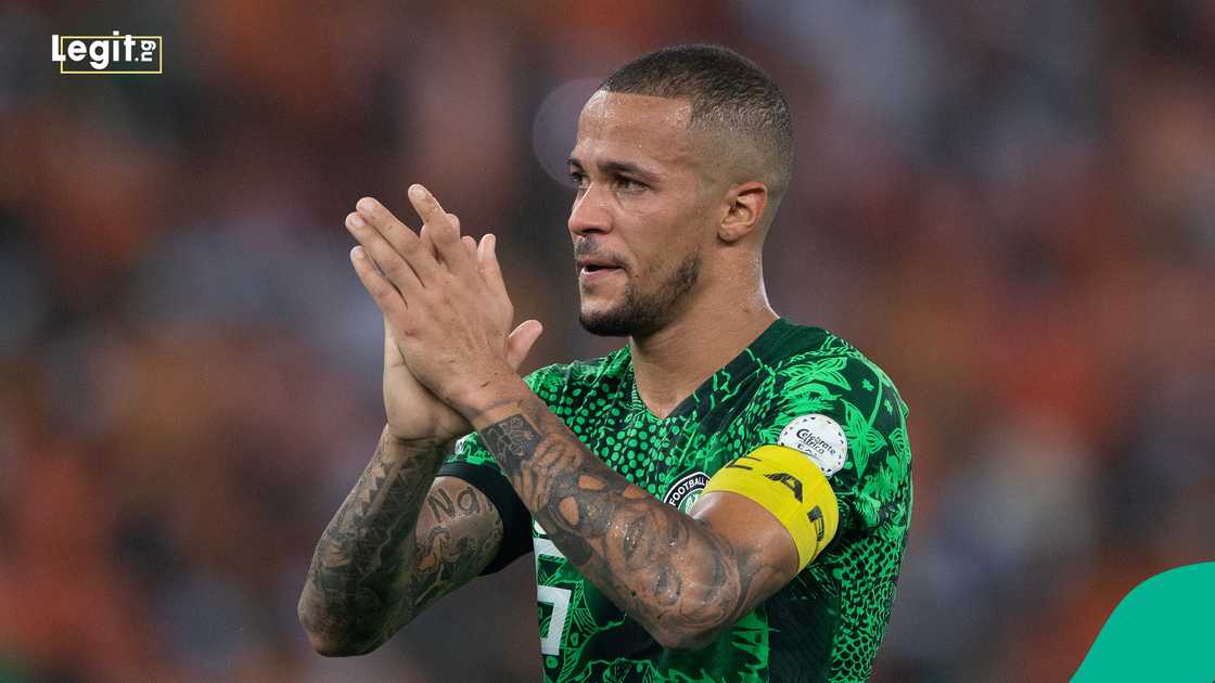 William Troost-Ekong, Nigeria, 2023 AFCON, Ivory Coast, Abidjan. William Troost-Ekong, Nigeria, 2023 AFCON, Ivory Coast, Abidjan.