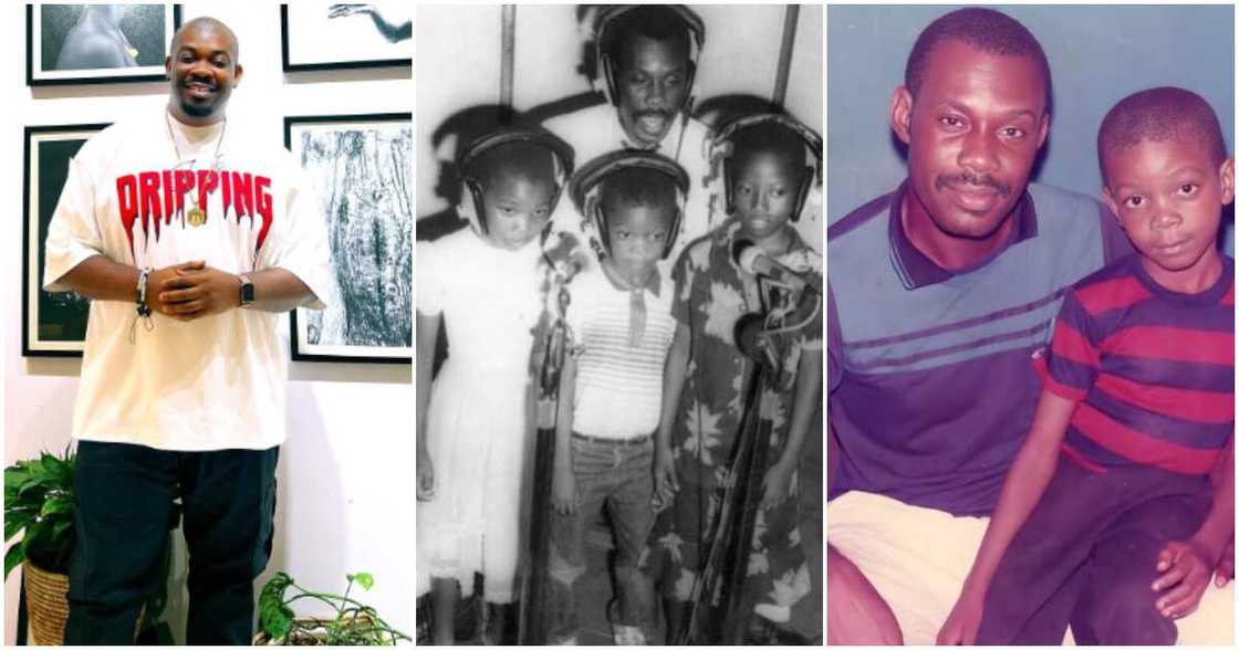 Don Jazzy and his dad Mavin Grandpa Don Jazzy and his dad Mavin Grandpa