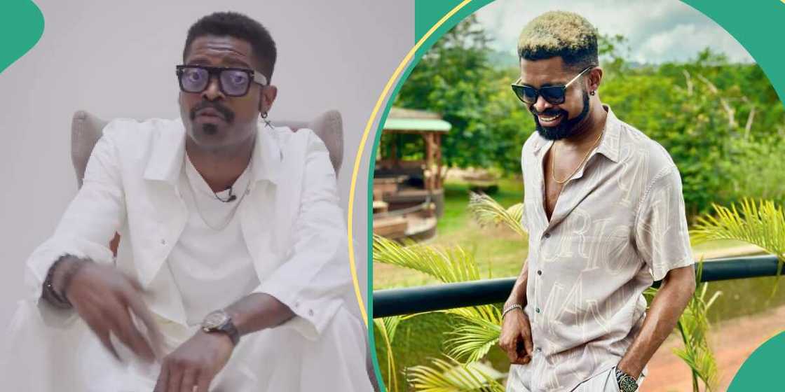 Basketmouth shaves his beards for the first time in 20 years. Basketmouth shaves his beards for the first time in 20 years.