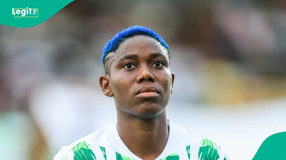 Asisat Oshoala tweets about Wizkid, fans laugh at her post