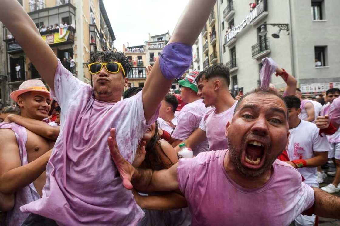 Pamplona's San Fermin festival, which dates back to medieval times, features concerts, religious processions, folk dancing and round-the-clock drinking Pamplona's San Fermin festival, which dates back to medieval times, features concerts, religious processions, folk dancing and round-the-clock drinking