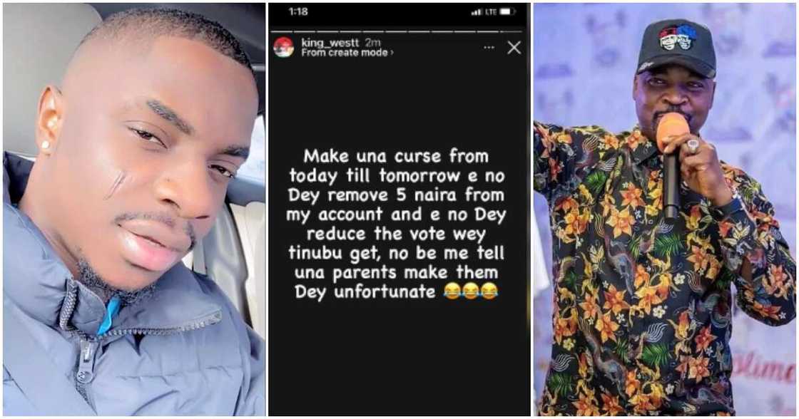 MC Oluomo's son King Westt taunts Nigerians.