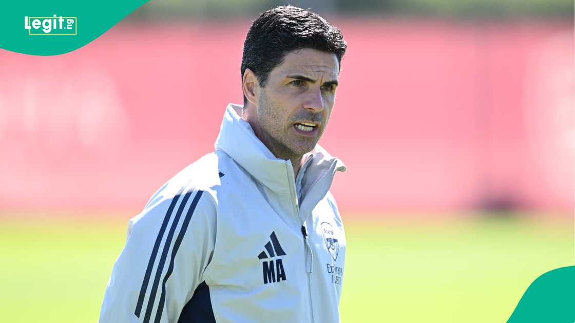 Mikel Arteta, Arsenal, Newcastle United, Emirates Stadium, Premier League. Mikel Arteta, Arsenal, Newcastle United, Emirates Stadium, Premier League.
