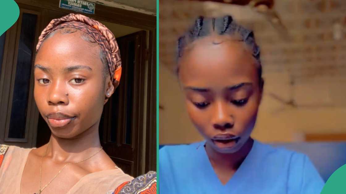 Lady shows videos hared in her school's WhatsApp group. Lady shows videos hared in her school's WhatsApp group.