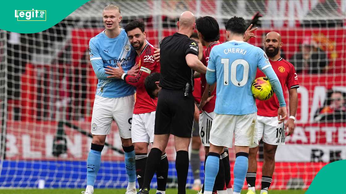 Erling Haaland, Bruno Fernandes, Rayan Cherki, Bryan Mbeumo, Manchester United, Manchester City.