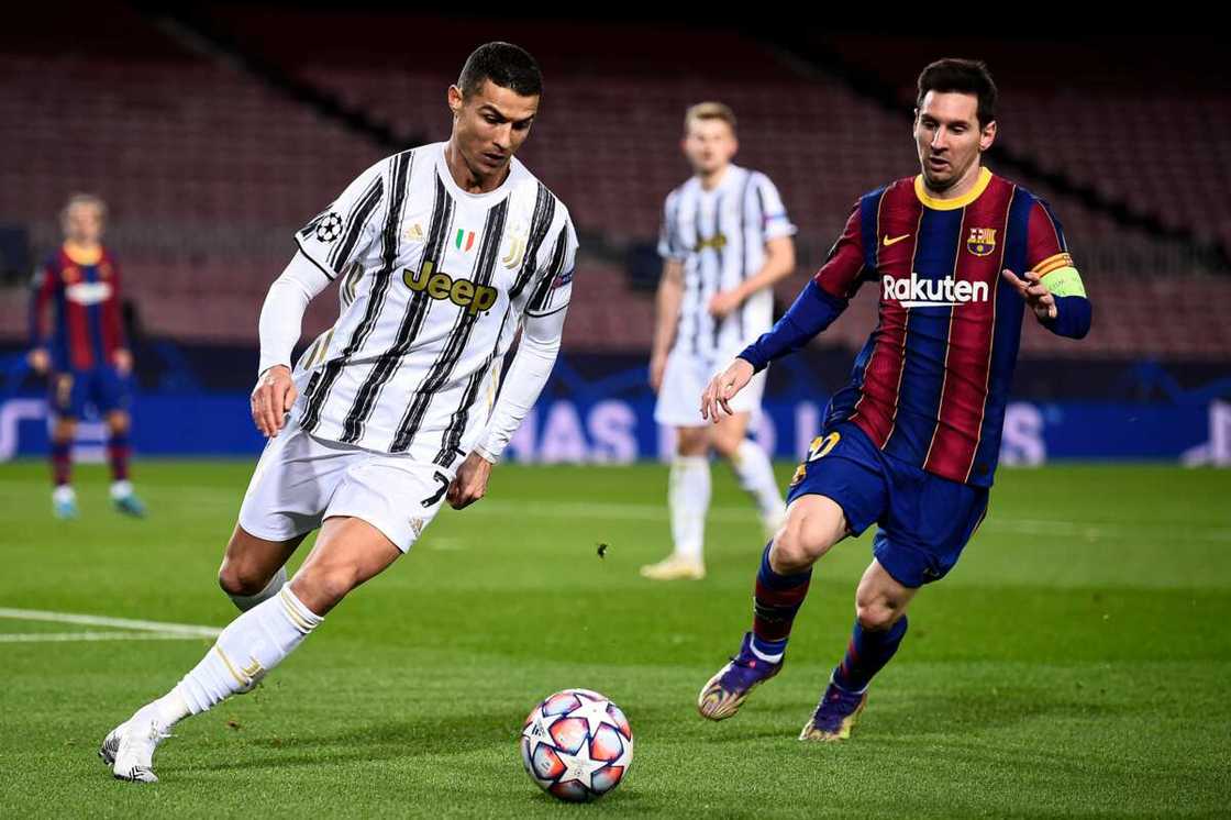 Lionel Messi and Cristiano Ronaldo. Lionel Messi and Cristiano Ronaldo.