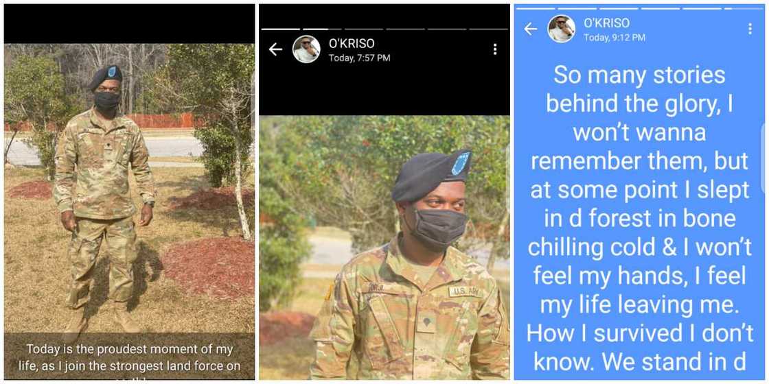 Today is the proudest day of my life: Nigerian graduate says as he celebrates joining the US Army Today is the proudest day of my life: Nigerian graduate says as he celebrates joining the US Army