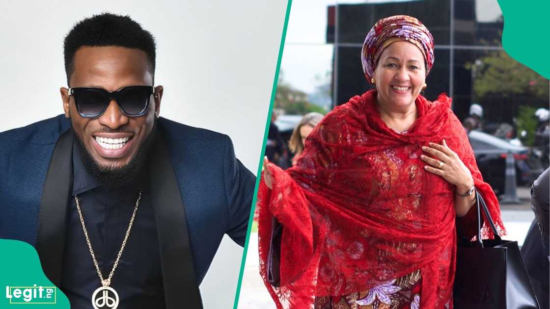 Amina Mohammed and D’banj share a lively stage moment at UN Global Compact event
