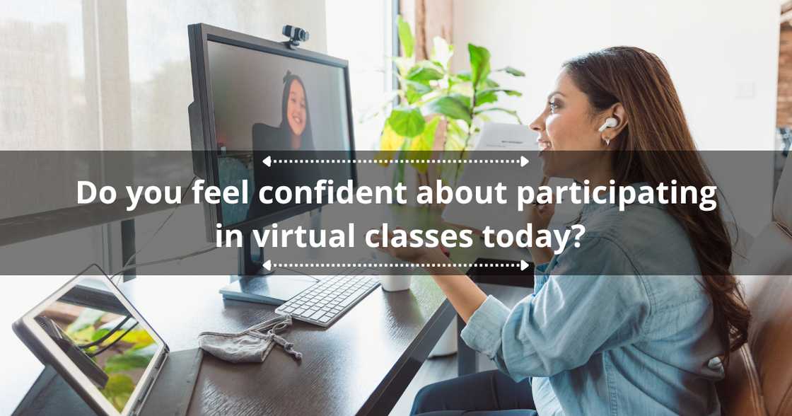 Virtual check-in questions for students