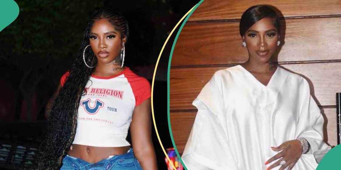 Tiwa Savage drinks Okra water